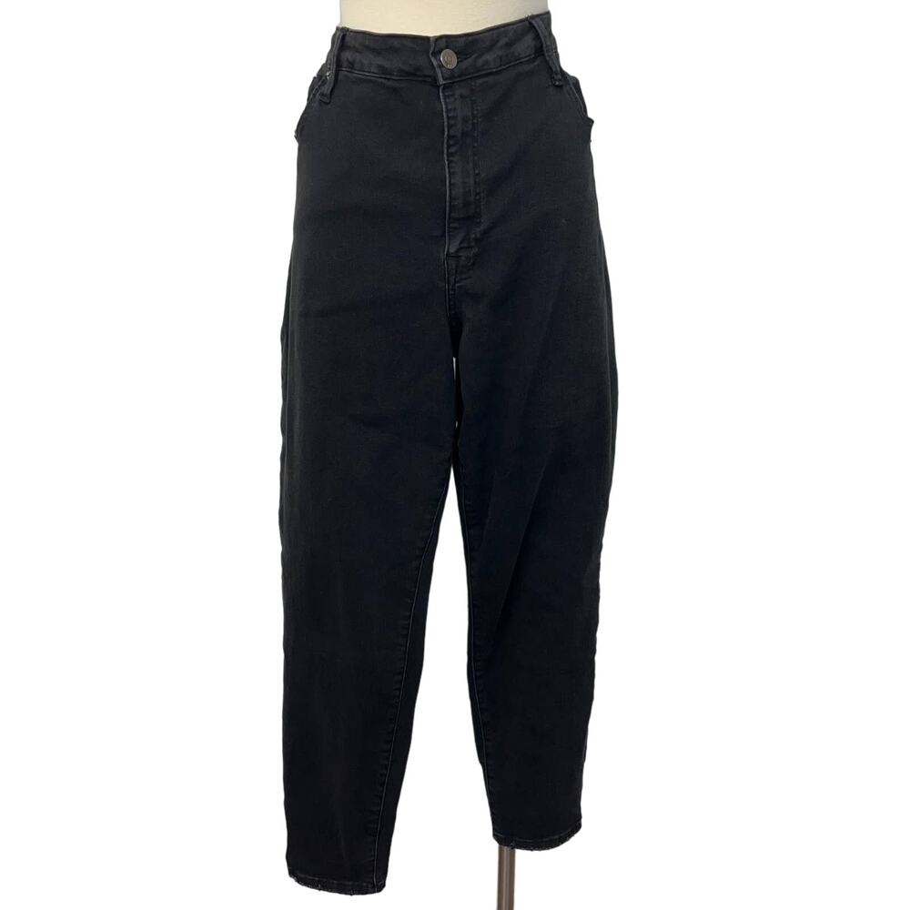 High-Rise Black Women's Jeans